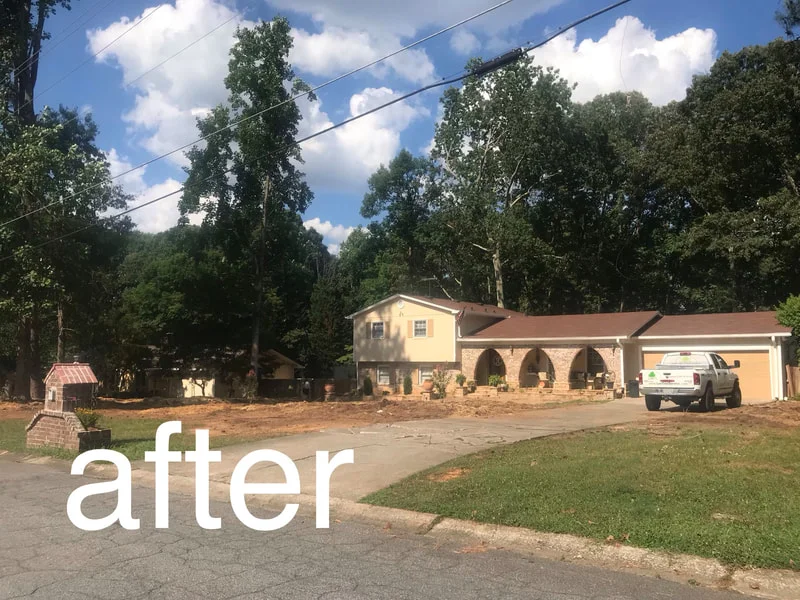 After: landscape renovation completed, Metro Atlanta